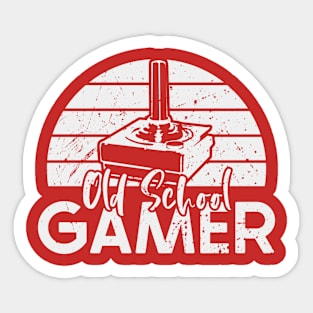 Old School Gamer Sticker